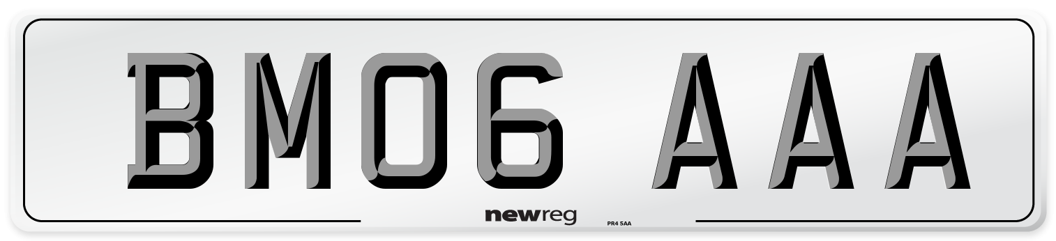BM06 AAA Number Plate from New Reg